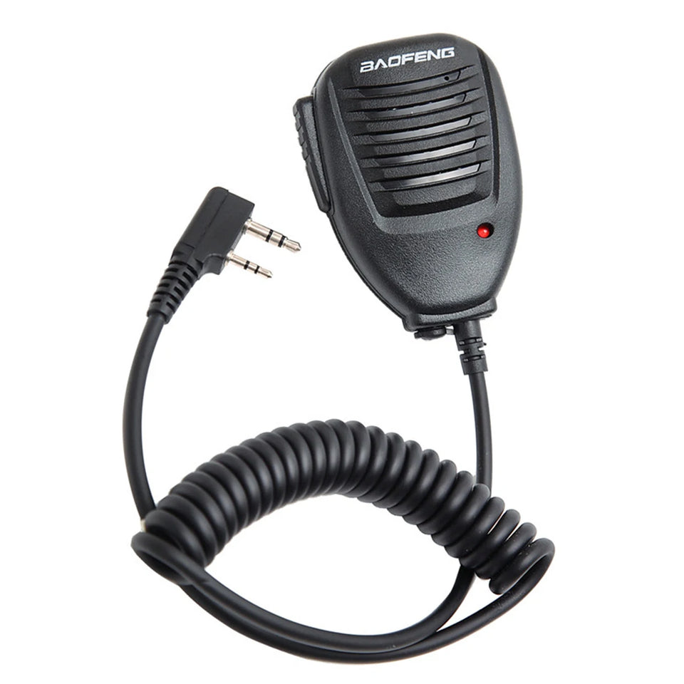 Baofeng BF-780 Dual PTT Remote Shoulder Walkie Talkie Speaker Microphone Mic For UV-5R BF-888S 5RH 21 PRO Quansheng UV-K5 UV-K6