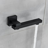 Black Shower Faucets System Bathroom Wall Mounted Rainfall Shower Kit Concealed Embedded Box Hot Cold Water Mixer Tap SUS304