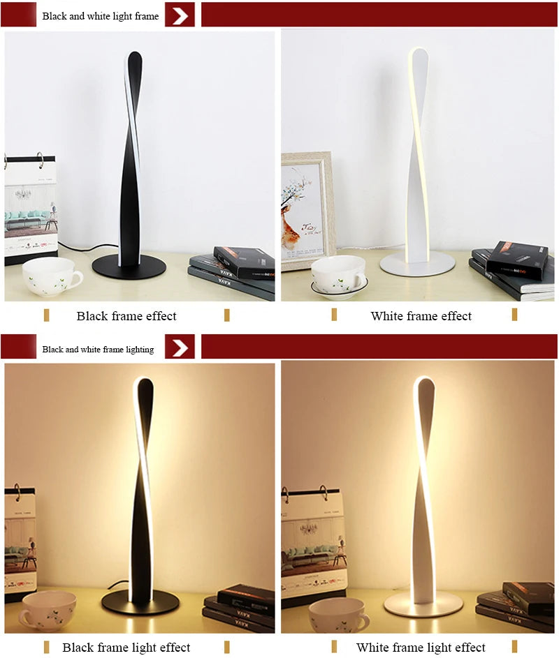 spiral Floor Lamp Modern Long Line Floor Lamp For Living Room Sofa Bedroom Study Living Room Home white standing  Floor Lamp