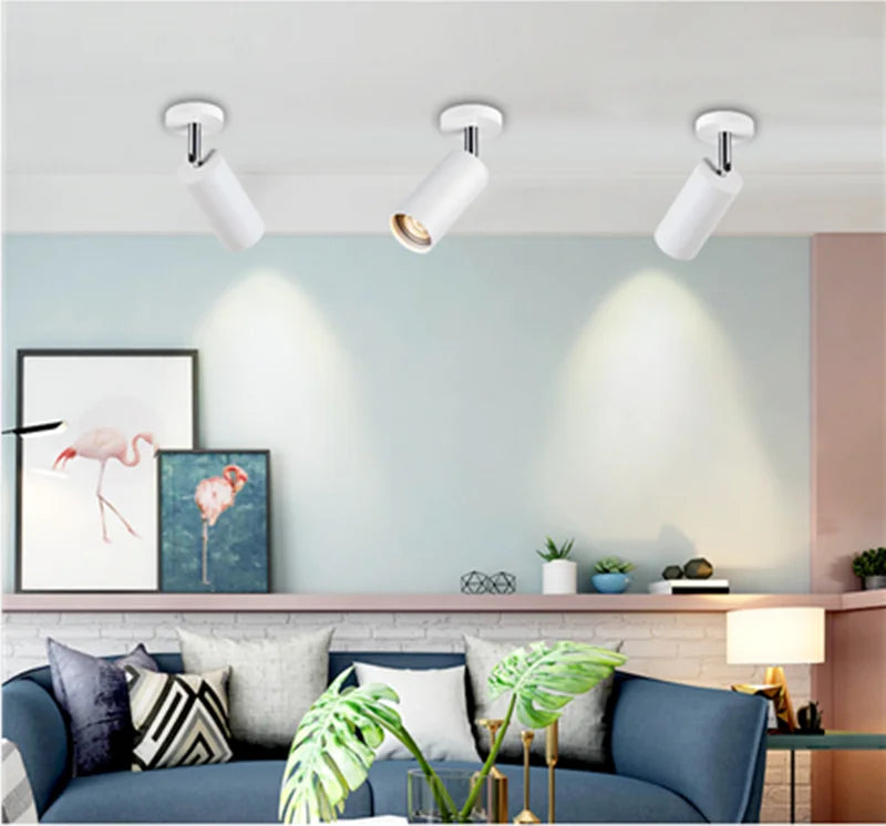 Cob Led Downlight 7W 10W Spot Led Downlights Ceiling Surface Mounted Commercial Clothing Indoor Lighting AC85-265V