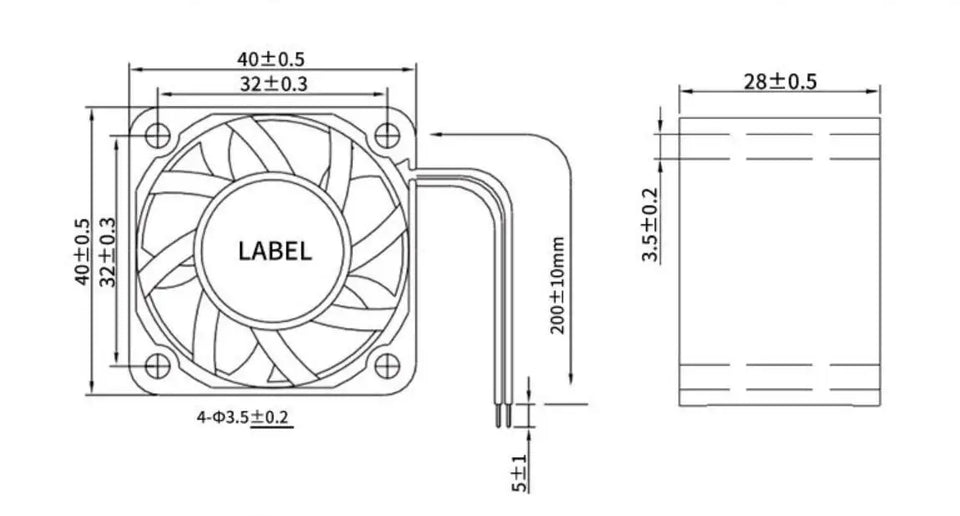 San Ace 40 1U 40 x40x28mm Server Fan 9PH0412P3J033 4028 40MM Server Case Cooling Fan 12V 0.35A With 4pin