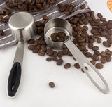 30ml/10g Coffee Bean Spoon Stainless Steel Teaspoons Measure Spoon Coffee Scoop Milk Powder Spoon Home Kitchen Measuring Tool