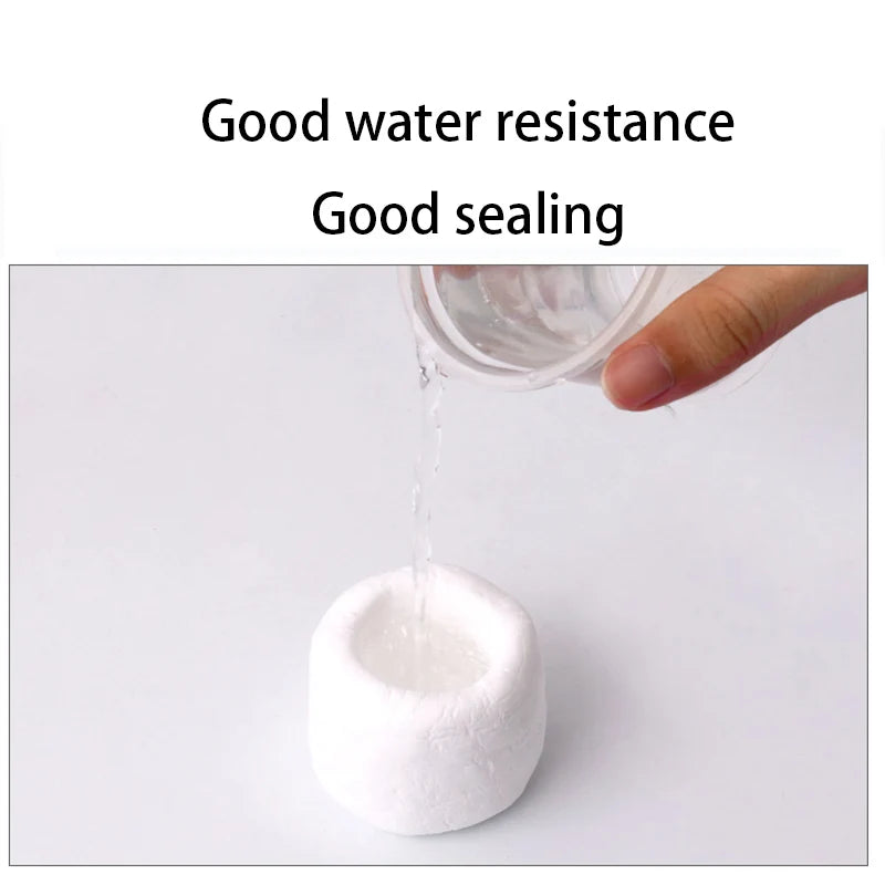 Wall Hole Sealing Glue Household Air-conditioning Mending Plasticine Waterproof Oil Repellent Sewer Pipe Seal Yellow Packaging