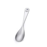 Keith Pure Titanium Rice Spoon Dessert Ice Cream Table Spoon for Kid Restaurant Picnic Tableware Bacteriostatic Healthy Flatware