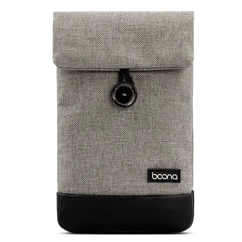 BOONA Cell Phone Storage Bag Mobile Phone Pouch  Oxford PU leather Phone case for 6.7"
