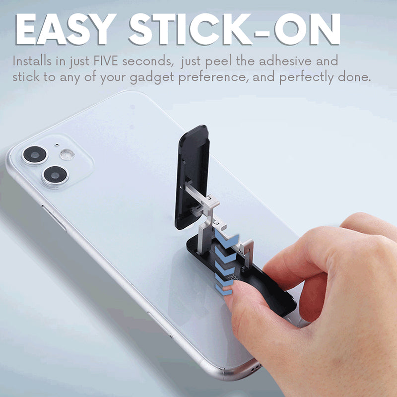 Phone Tablet Lazy Person Stand Ultra-Thin Stick On Adjustable Phone Stand Lightweight Foldable Cellphone Stand For Smartphone
