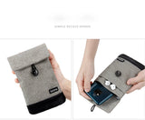 BOONA Cell Phone Storage Bag Mobile Phone Pouch  Oxford PU leather Phone case for 6.7"