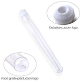 Reusable Eyebrow Brush Tube Disposable Eyelash Brushes Mix Eyebrow Brush with New Eelash Resin Drill Replaceable Makeup Brushes