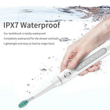 Fairywill Electric Sonic Toothbrush FW-D7 USB Charge Rechargeable Adult Waterproof Electronic Tooth Brushes Replacement Heads 8