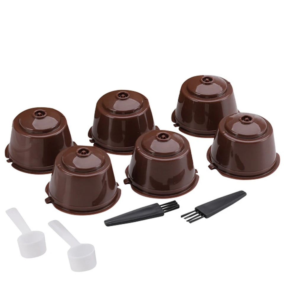 Reusable Coffee Capsule Filter Cup Coffee Machine Adapter Dripper Tea Baskets Pod Strainer for Nescafe Dolce Gusto Coffeeware