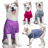 3XL-9XL Winter Warm Large Dog Clothes For Big Dogs Sweater Hoody Pet Wool Sweatshirt Coat For Labrador Samoyed Retriever Alaskan