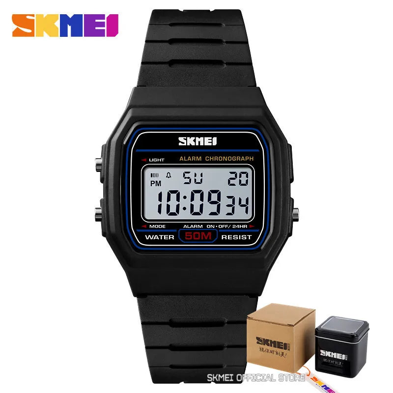 SKMEI Fashion Sports Couple Watches Women Digital Watch Waterproof Display Date Week Female Wristwatch Relogio Feminino 1412