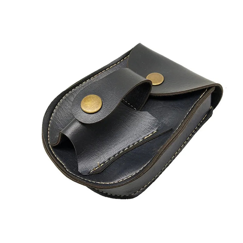 Slingshot Catapult Bag Steel Ball Package PU Leather Back Through The Belt Durable Without Deformation Hunting Bow Outdoor Sport
