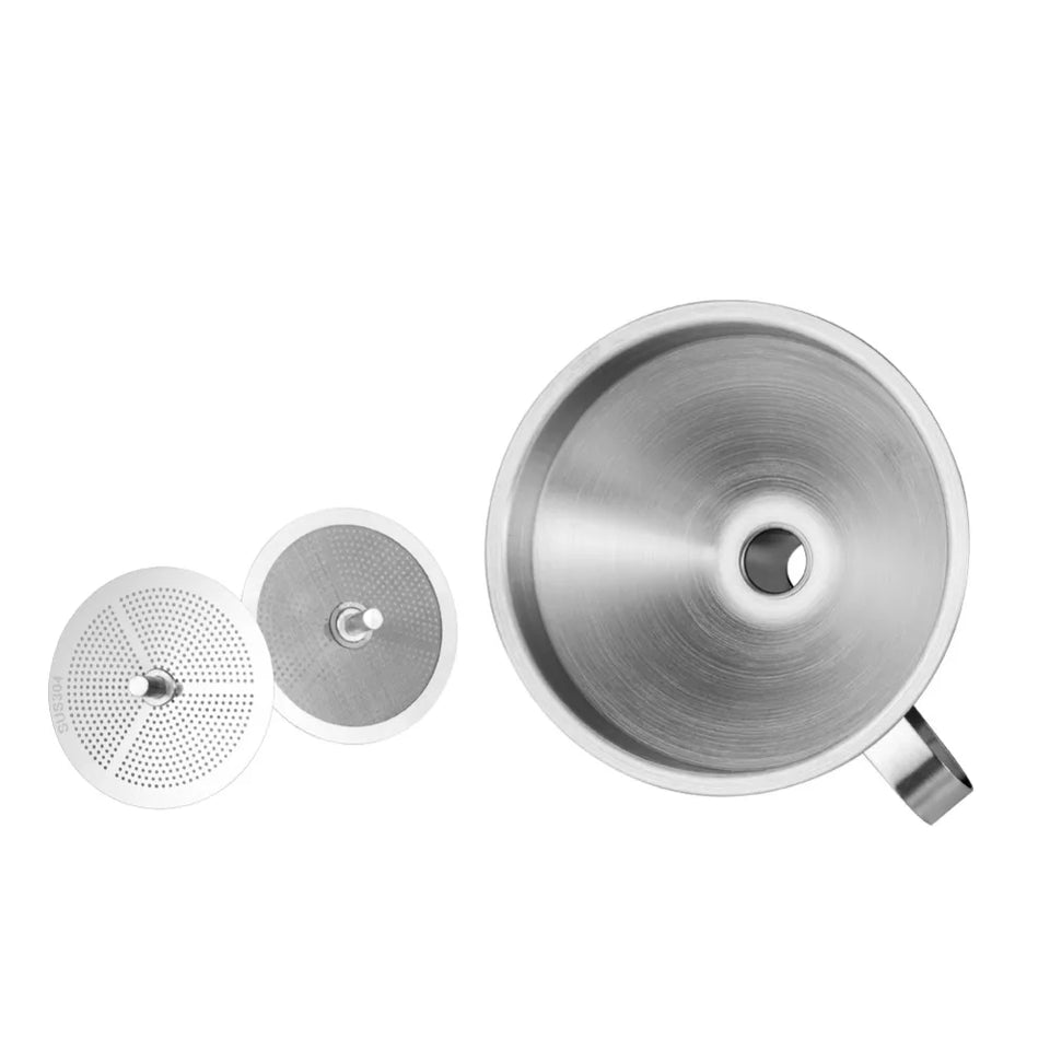 SOVOL 304 Stainless Steel Double-Strainer Kitchen Oil Liquid Funnel 3D Resin Filter Funnel Cup for  SLA/DLP/LCD UV 3D Printing
