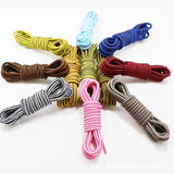 1 Pair 18 Colors Striped Double Color Shoe laces Round Outdoor Sneakers Shoelaces Cotton Boots Shoelace 70CM 90CM 120CM 150CM