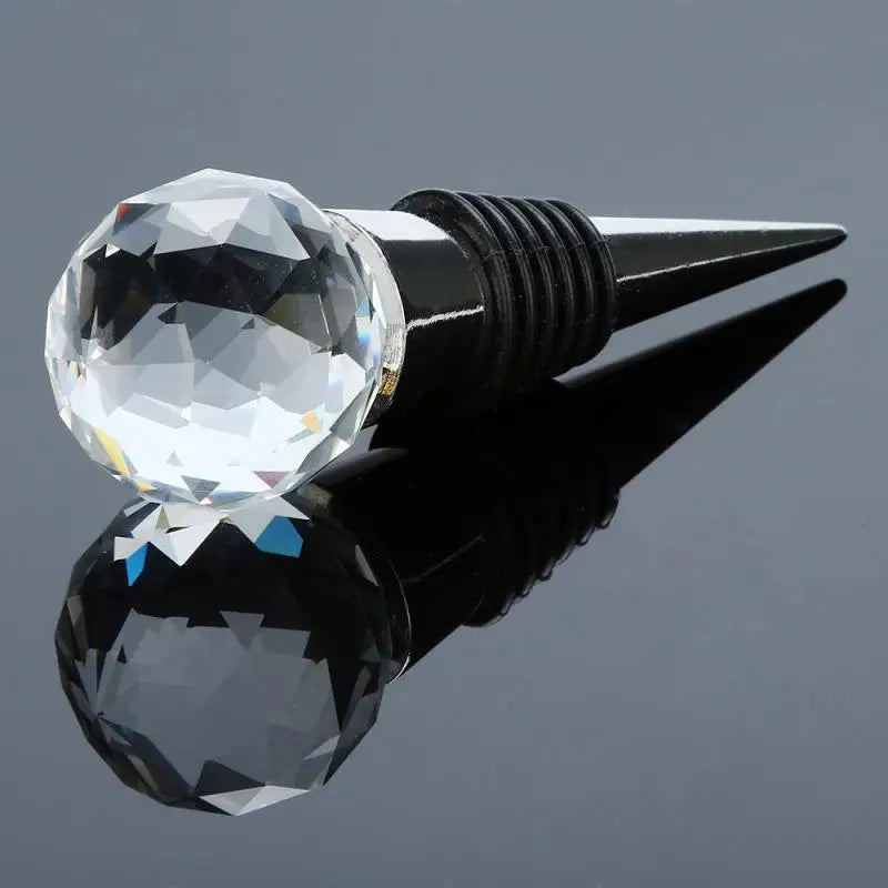 Wedding Wine Stopper Round Crystal Wine Champagne Bottle Stopper Vacuum Sealed Plug Stopper Wedding Gift Hot Sale New Arrivals