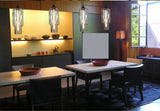 Modern Restaurant Chandelier Light Blown Colorful Glass  Lampshade Glass Ceiling Hanging Lamps Living Room Coffee Room Office