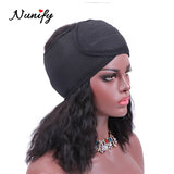 Nunify New Fashion Non Slip Adjustable Lace Wig Headband Foam Mesh Wrap Wig Band Soft Polyester Mesh Belt Bonnets