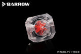 Barrow PC Water Cooling Flow Meter Indicator 5V 3 Pin LRC2.0 Version SLFV1-RGB for Water Cooling System RGB Flow Monitor