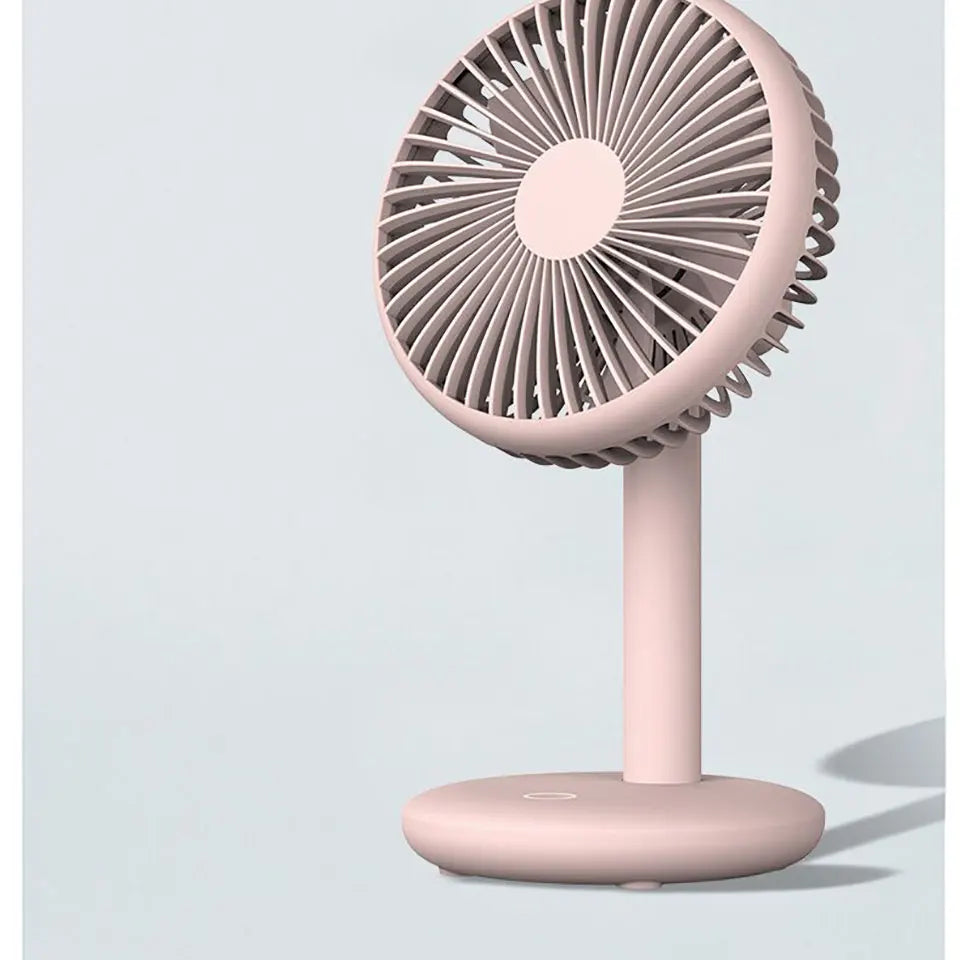 THANKSHARE Desktop Fan 2000mAh Battery Capacity USB Charging Desk Super Mute Laptop Cooler Desktop Fan 4 Speed Cooling Gadgets