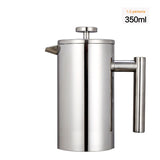 1.5L / 2L Coffee Maker French Press Stainless Steel Espresso Coffee Machine French Press Double-Wall Insulated Coffee Tea Maker