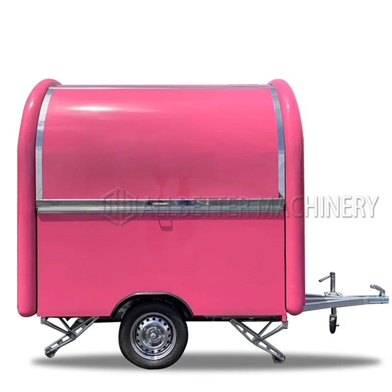 Customized Mini Street Fruit Candy Coffee Food Truck Mobile Kitchen Vending Food Trailers With Equipment Food Cart