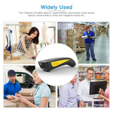 NETUM E800 Bluetooth 2D Barcode Scanner Pocket Wireless QR Reader Data Matrix PDF417 IOS Android Windows