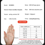 ROCKBROS Winter Gloves Bicycle Motorcycle SBR Men Women Full Finger Windproof Gloves Warm Fleece Skiing Glove Cycling Equipment