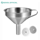 SOVOL 304 Stainless Steel Double-Strainer Kitchen Oil Liquid Funnel 3D Resin Filter Funnel Cup for  SLA/DLP/LCD UV 3D Printing