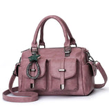 Luxury Brand Designer Women'S Handbag Fashionable Soft Leather Shoulder Bag Large Capacity Crossbody Bag Classic Retro Tote Bag
