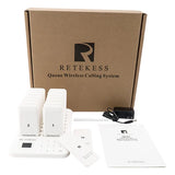 RETEKESS TD157 Restaurant Pager System Pagers 984ft Long Range Beepers for Food Truck Bars  Food Court No Vibration Mode