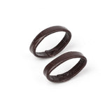 10pcs Genuine Leather Watchband Keeper Ring Hoop Loop Black Brown Coffee Watch Strap Holder Retainer Replacement
