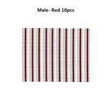 10pcs 40 Pin 1x40 Single Row Male and Female 2.54 Breakable Pin Header PCB JST Connector Strip for arduino DIY Kit