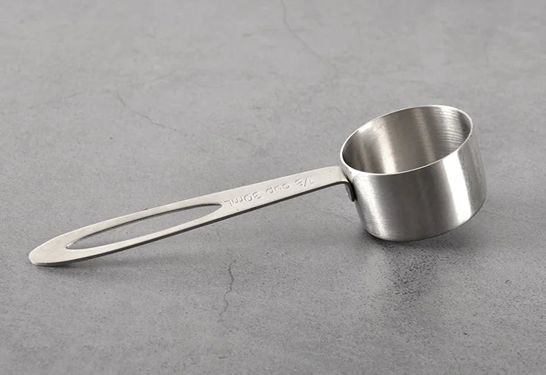 30ml/10g Coffee Bean Spoon Stainless Steel Teaspoons Measure Spoon Coffee Scoop Milk Powder Spoon Home Kitchen Measuring Tool
