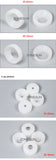 ZONESUN Cap screwing chuck, bottle cap adoptor of capping machine, silicone capping chuck,10-50mm, anti-wear