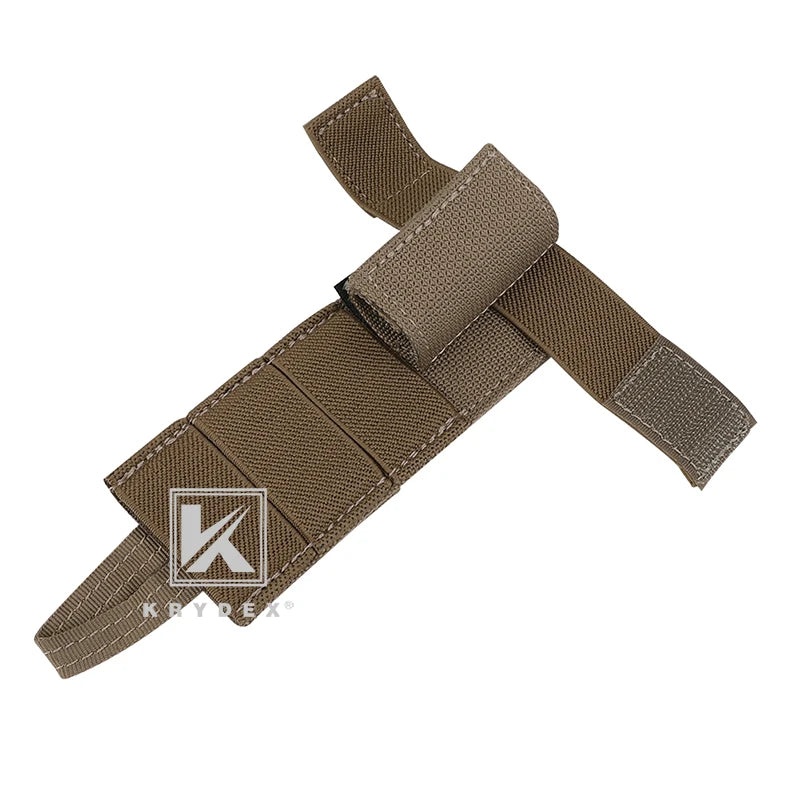 KRYDEX Tactical Modular Radio Antenna Relocation Retention Pouch Small MOLLE Wargame Hunting Hiking Combat Equipment Pouch