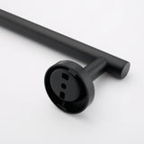 Bathroom Accessories Hardware Set Kit Towel Bar Wall Mount Matt Black Toilet Paper Holder Hand Robe Hook Hanger Stainless Steel