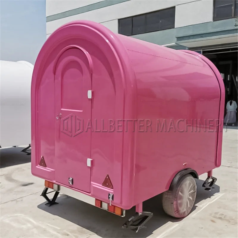 Customized Mini Street Fruit Candy Coffee Food Truck Mobile Kitchen Vending Food Trailers With Equipment Food Cart