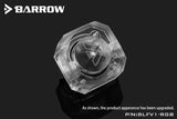 Barrow PC Water Cooling Flow Meter Indicator 5V 3 Pin LRC2.0 Version SLFV1-RGB for Water Cooling System RGB Flow Monitor