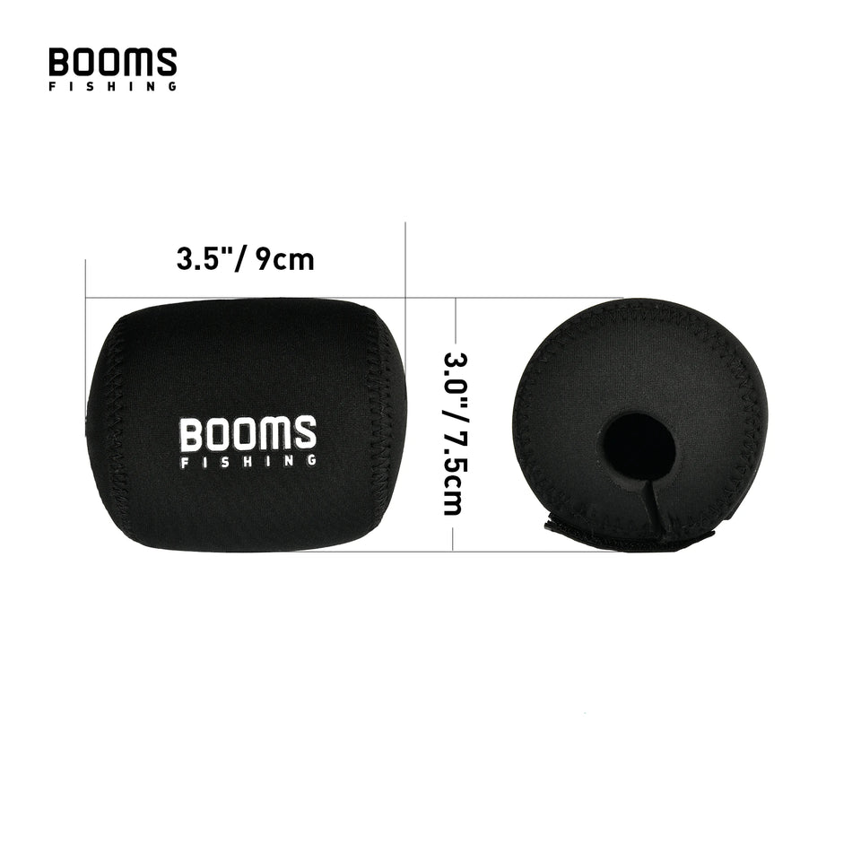 Booms Fishing RC1 Neoprene Drum Fising Reel Bag Cover, Super Light And Strong Protect Case Baitcasting Reel Bags 3 Sizes