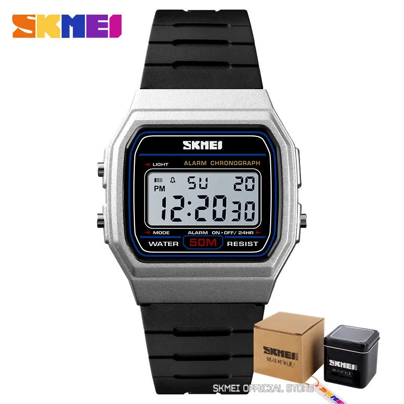 SKMEI Fashion Sports Couple Watches Women Digital Watch Waterproof Display Date Week Female Wristwatch Relogio Feminino 1412