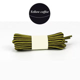 1 Pair 18 Colors Striped Double Color Shoe laces Round Outdoor Sneakers Shoelaces Cotton Boots Shoelace 70CM 90CM 120CM 150CM