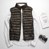 Plus Size 5xl 6xl 7xl Men's Lightweight Water-Resistant Packable Puffer Vest 2024 New Arrivals