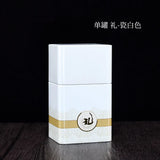 Tea Tinplate Sealed Box, Pu'er Organizer, Square Thick Metal Empty Tea Packaging, Built-in Sealed Bag