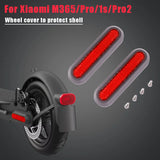 Wheel Cover Protect Shell For Xiaomi Electric Scooter Pro 2/1s/M365 Front Rear Safety Reflective Parts yellow reflector