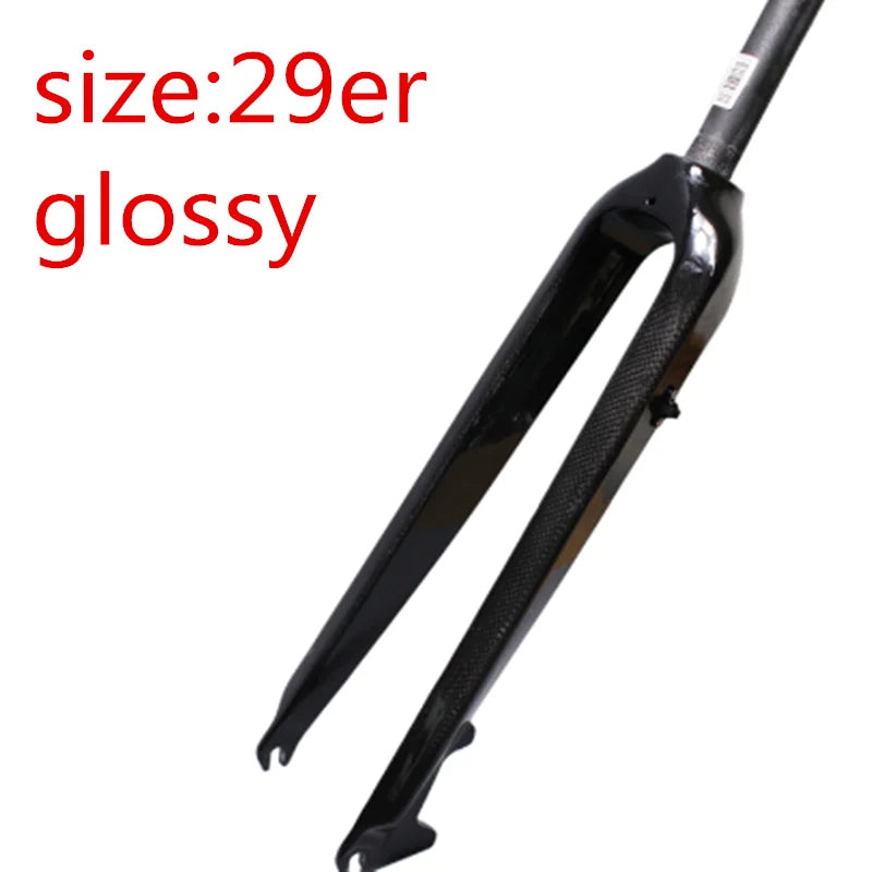BALUGOE New Version Full Carbon Fiber Carbon Forks Mountain / Road Bicycle Forks Carbon Fork Bicycle Accessories Front Forks