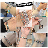 Cute Cats Flowers Planet Coffee Milk Cake Mountain Italian Charm Links Fit 9mm Stainless Steel Bracelet DIY Jewelry Making Gifts