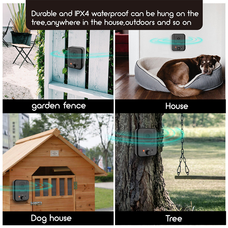 HOMEFISH Ultrasonic Barking Stop Device  Dog Driving Device Noise Prevention Training Device Automatic Dog Barking Stop Device