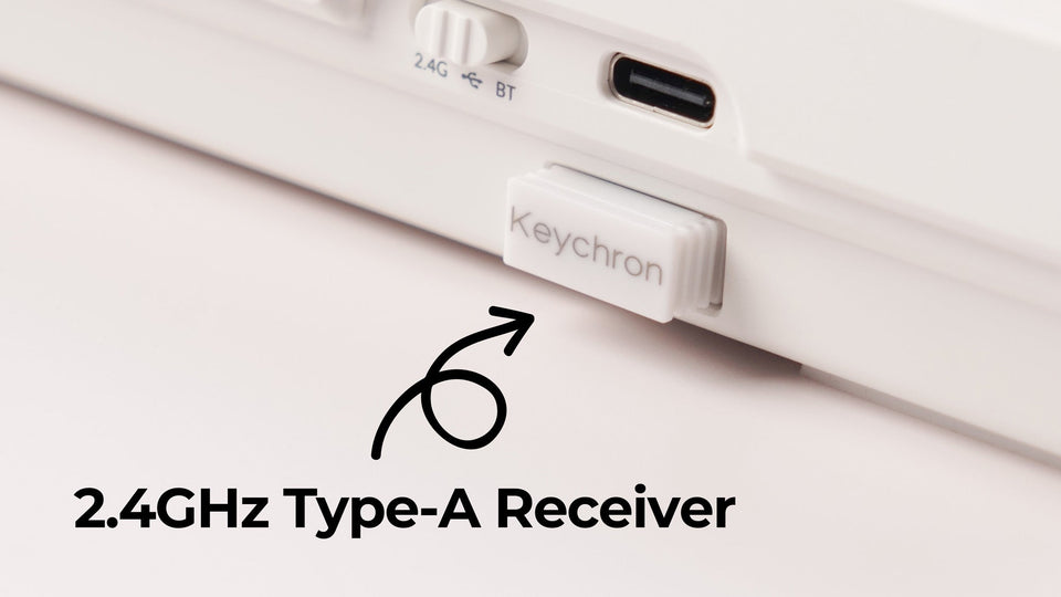 Keychron J2 QMK Wireless Mechanical Keyboard RGB Backlight with Keychron Super mechanical switch