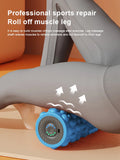 Electric Vibrating Foam Roller Massage Column Rechargeable Muscle Roller 5 Modes Tissue Massager for Bodybuilding